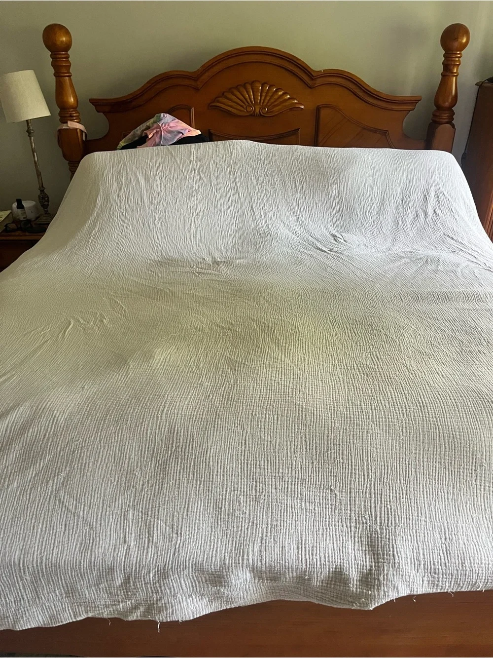 Parachute Organic Cloud Cotton Duvet Cover King/Cal King in Bone